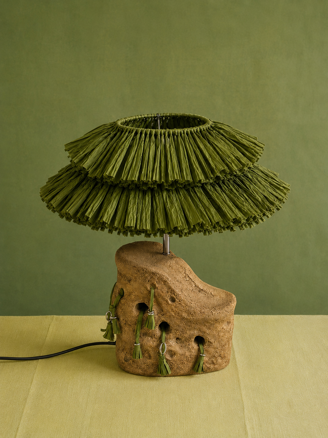Sand dune table lamp